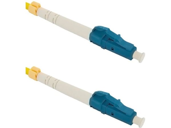 Qoltec - Koblingskabel - LC/UPC-enkeltmodus (hann) til LC/UPC-enkeltmodus (hann) - 1 m - fiberoptisk - simpleks - 9 / 125 micron - G.652D - halogenfri