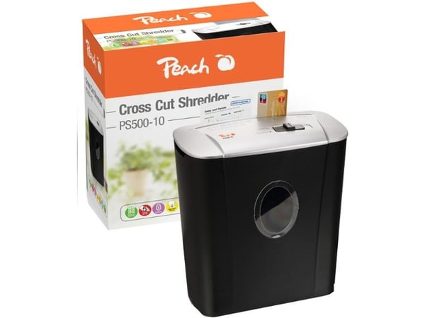 Peach PS500-10 - Makulator - tverrkutt - 4 x 52 mm - P-3