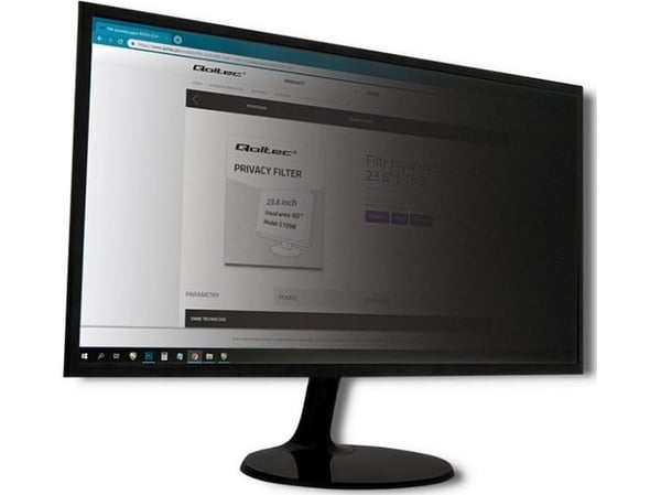 Qoltec 51056, 55,9 cm (22"), 16:10, Näyttö, Yksityisyys