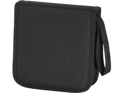Hama CD/DVD Nylon Wallet 32 - Lomme for CD/DVD-plater - 32 plater - 600D nylon - svart, blå