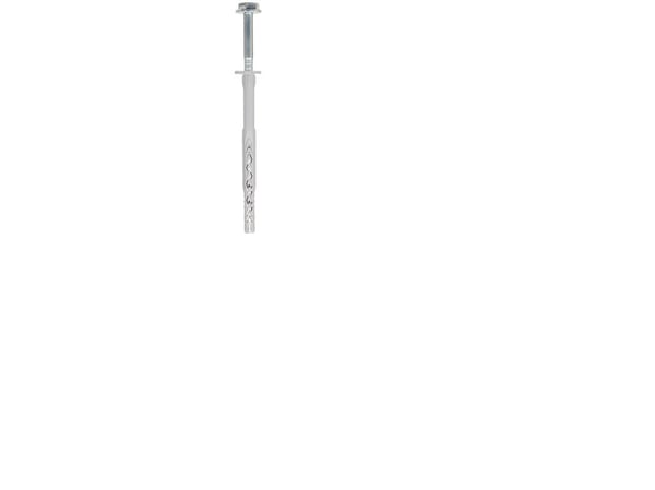 Fischer 522724, Skrue- og veggpluggsett, Lettbetong, Murstein, Betong, Gipsblokk, Murverk, Plast, Sinkbelagt stål, Torx, TX40