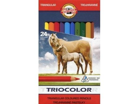 Koh-I-Noor fargeblyanter Triocolor 24 farger