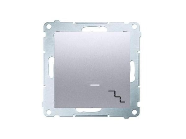 Kontakt-Simon DW6L.01/43, Muovi, Hopea, IP20, IP44, 250 V, 10 A, 75 mm
