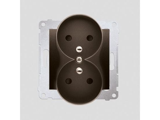 Kontakt-Simon DGZ2MZ.01/46, Pronssi, Muovi, IP20, 250 V, 75 mm, 46 mm