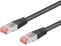 Goobay CAT 6-1500 SSTP PIMF Svart 15m, 15m