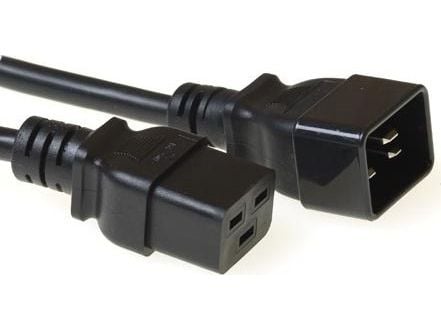 MicroConnect - Strømkabel - IEC 60320 C19 til IEC 60320 C20 - 16 A - 1 m - lajitelma