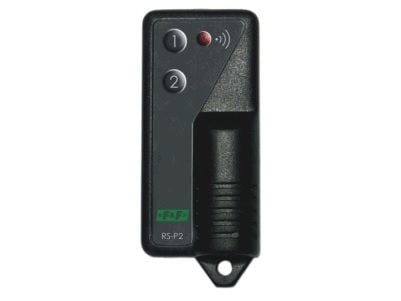 F&F fjernkontroll med to knapper 12V A23 868MHz 30m svart RS-P2