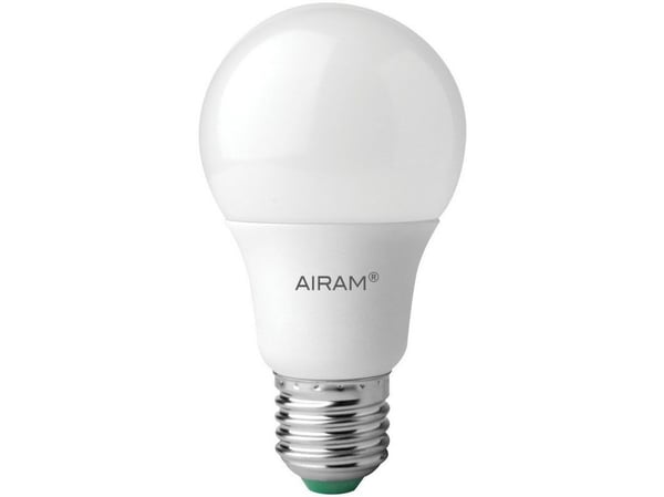 Airam LED frostlampe, E27, 2800 K, 470 lm, opal