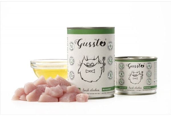 GUSSTO Karma våtfôr i boks til katt med kylling Fresh Chicken 400 g