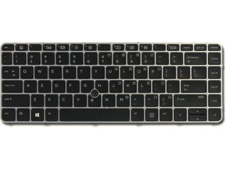 HP - Erstatningstastatur for bærbar PC - bakbelysning - Dansk