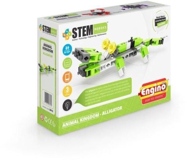 Engino konstruksjonssett dyre-riket Alligator (264323)