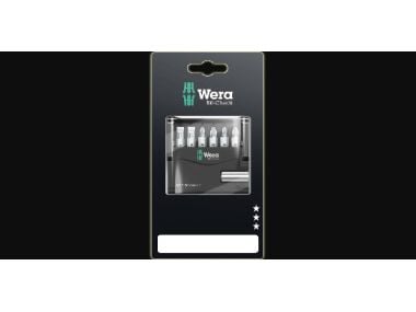 Wera 05073406001, 7 stykker, Philips, Pozidriv, Spor/slot, PH 1, PH 2, PZ 1, PZ 2, 1.1 mm, Rustfritt stål