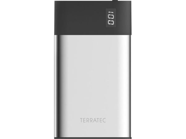 Terratec P80 Slim, 8000 mAh, Lithium Polymer (LiPo), Sort, Metallisk