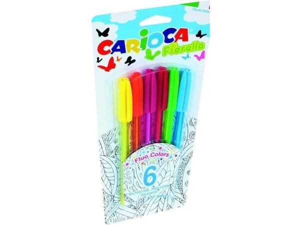 Carioca Fiorella Kynät 6 väriä (198218)
