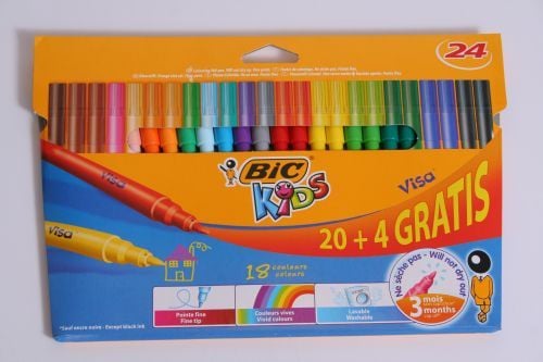 Bic färgläggnings-tuschpennor, 24 st 897098
