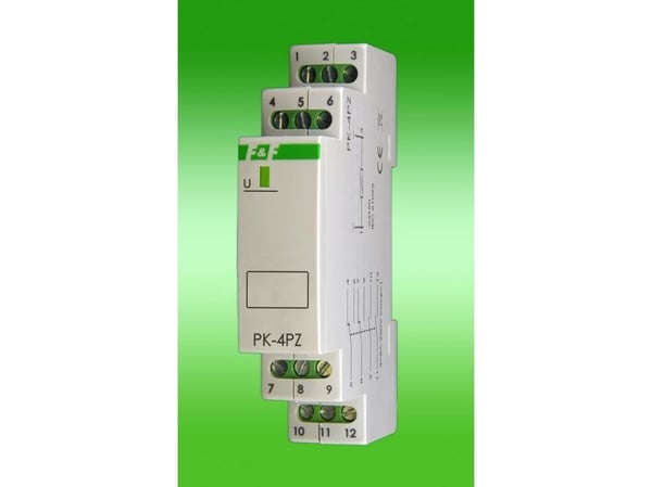 F&F elektromagnetisk relé 230V 4x8A - PK4PZ