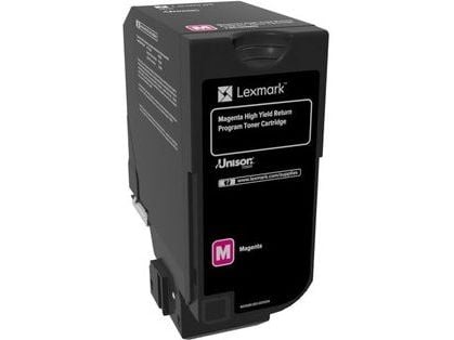 Lexmark 74C2HM0, 12000 sivua, Magenta, 1 kpl