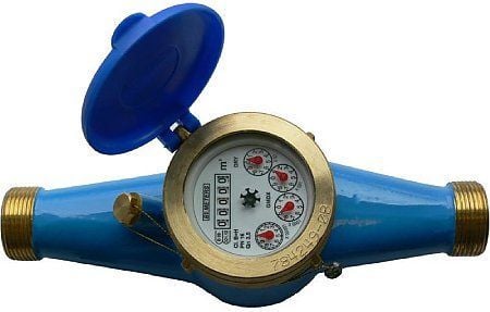BMETERS Vesimittari GMDM 1 DN 25 kylmän veden monisuihkumittari, kuiva virtaus AF Q3 6.3 (M3/H DN-25)