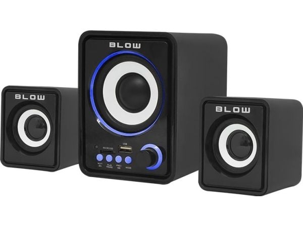 BLOW 66-377#, Hjemmelydanlegg (mikro), Sort, 3 W, 3-veis, 4 O, 280 - 18000 Hz