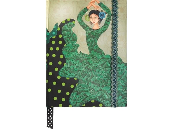 Boncahier dekorativ notatbok 0022-02 FLAMENCO Bulerias
