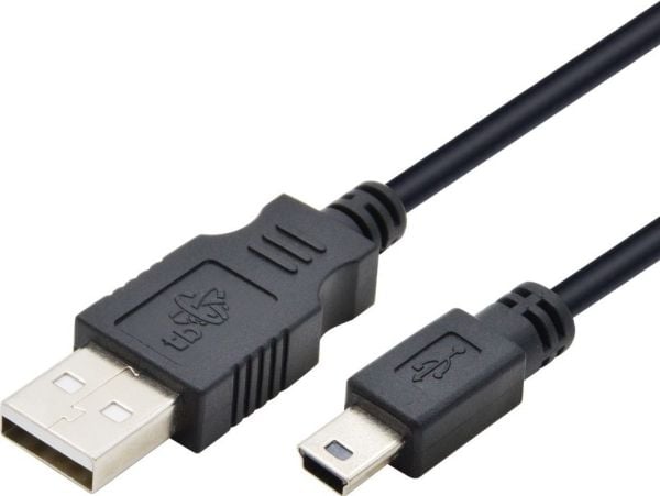 TB USB - mini USB 1,0 m svart