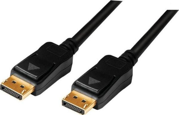 Logilink - DisplayPort-kabel - DisplayPort (M) til DisplayPort (M) - 15 m - Sort - 4K-støtte, aktiv (CV0113)