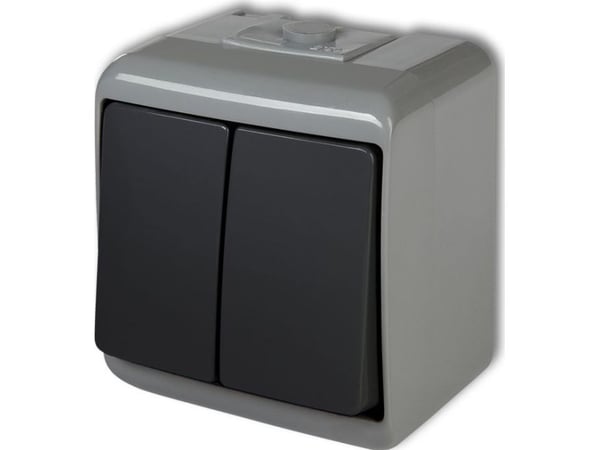 Karlik 30WHE-2, Trykknapkontakt, IP54, 250 V, 10 A
