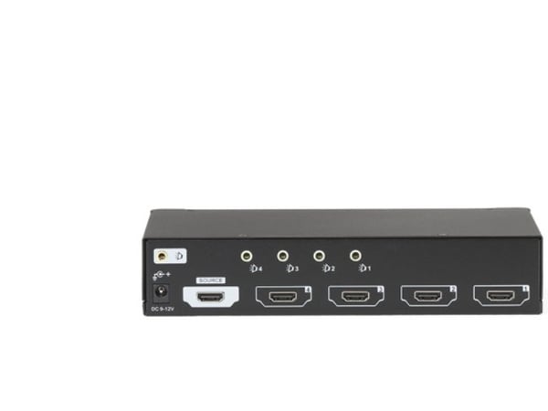 Black Box 1x4 HDMI Splitter - Video/lyd-splitter - 4 x HDMI - stasjonær - for P/N: AC3010A, EVHDMI02T-002M, EVHDMI06-002M, FA790