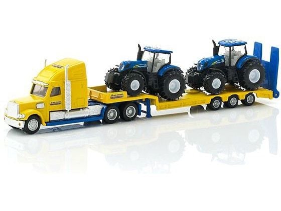 Siku 1:87 lastebil med New Holland-traktor