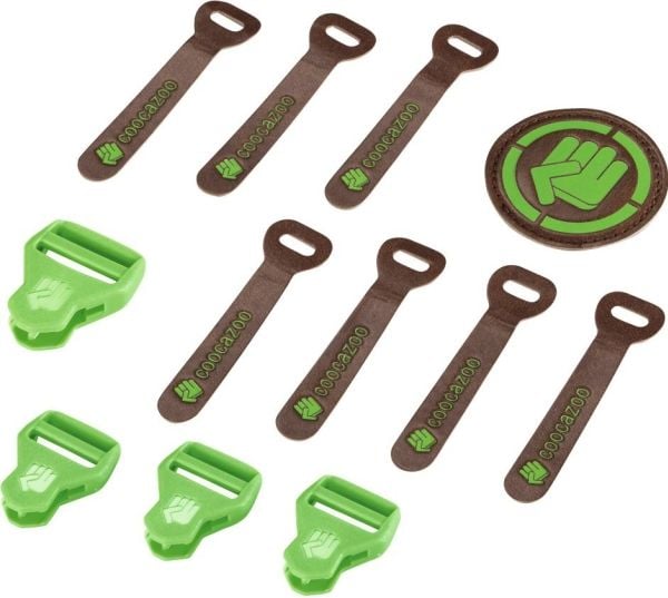Coocazoo set med utbytbara läderdelar Irish Green Melange (138805)