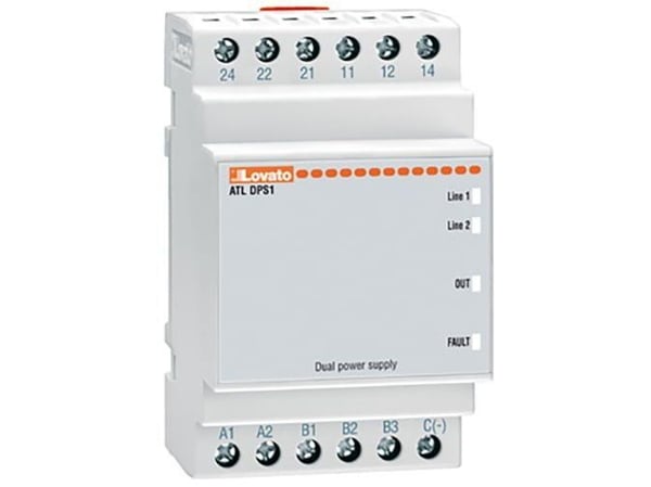 Lovato Electric 110/230V AC 50/60Hz yksivaiheinen kaksoisvirtalähdejärjestelmä (ATLDPS1)