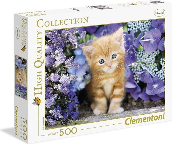 Clementoni High Quality Collection - Ingefärafärgad katt - pussel - 500 delar