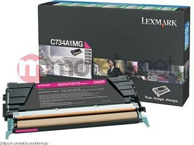 Lexmark X748H1MG, 10000 sivua, Magenta, 1 kpl