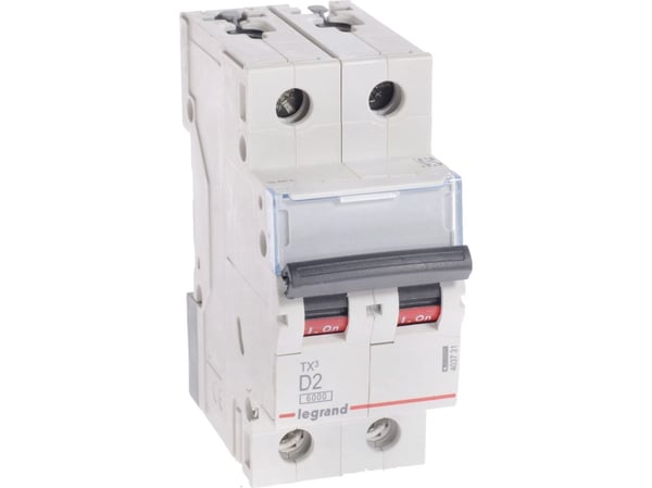 Legrand TX3, Dvärgbrytare, Typ D, IP20, 240 - 415 V
