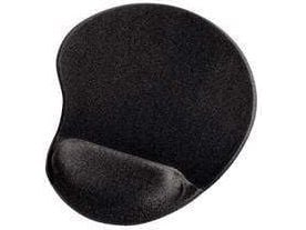 Hama Ergonomic, musta, Yksivärinen, Rannetuki, Liukumaton pohja