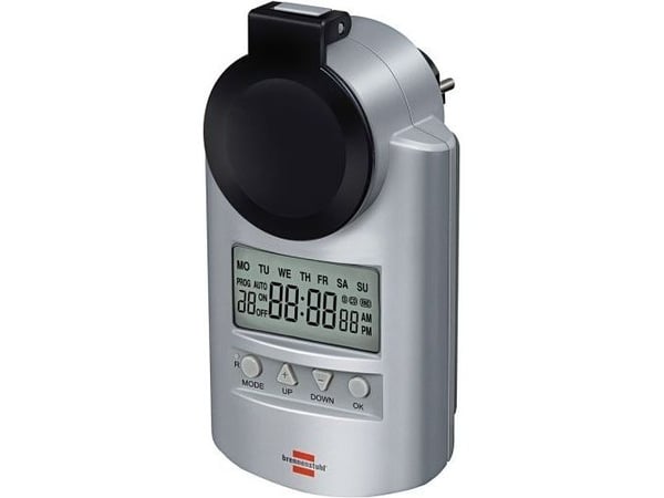 Brennenstuhl 1507491, Innendørs, Grå, Hjem, Kontor, IP44, 3500 W, 230 V
