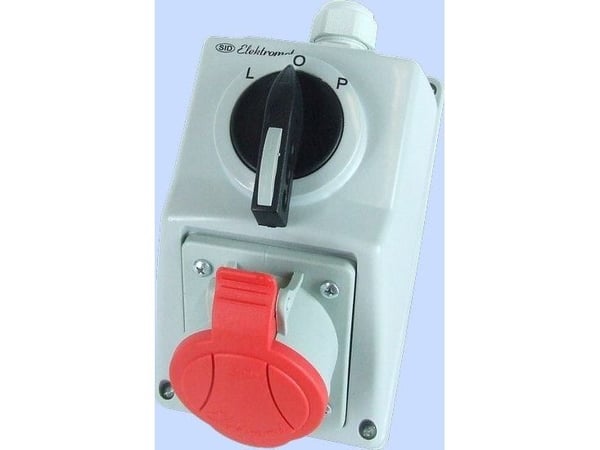 Elektromet installationssats med 5P-uttag L-0-P 32A IP54, C32-48N (974009)