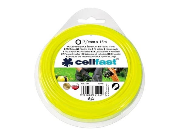 CELLFAST STANDARD, Skjæreblad til gressklipper, Gult, Hengende plastpose, 1 stykker