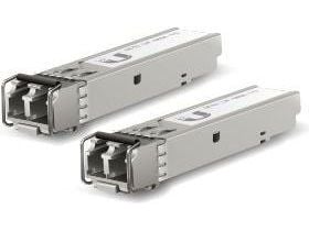 Ubiquiti U Fiber - SFP+ transceivermodul - 10GbE - LC multimodus - opp til 300 m - 850 nm (en pakke 2)