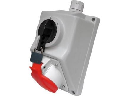 Elektromet-asennuspistorasia 4P 32A IP54 C32-18 974001 (974001)