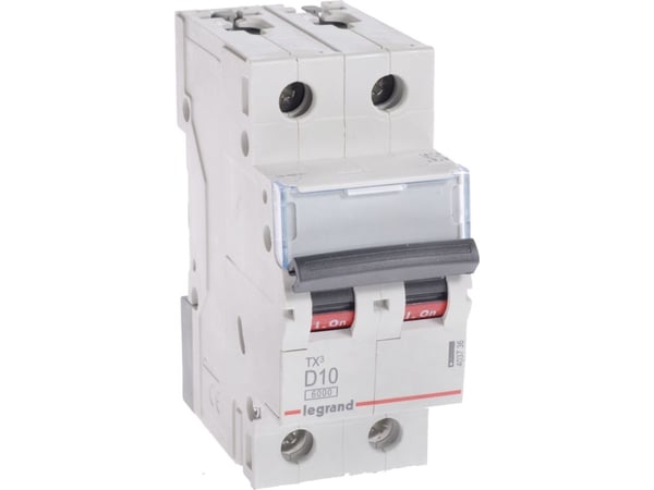 Legrand TX3, Dvärgbrytare, Typ D, IP20, 240 - 415 V