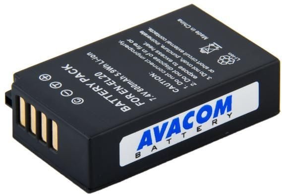 AVACOM-batteri til Nikon EN-EL20 Li-Ion 7,4V 800mA