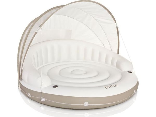 Intex 58292, Beige, Hvit, Flytende Øy, Monokromatisk, Vinyl, 200 kg, 199 cm