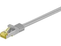 MicroConnect - Nätverkskabel - RJ-45 (hane) till RJ-45 (hane) - 25 cm - SFTP, PiMF - CAT 7 - grå