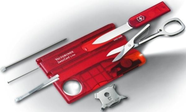 Victorinox SwissCard Lite, 54,5 x 82 x 4,5 mm, 69,5 g