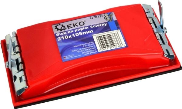 Geko Hiekkapaperilohko 210x105mm (1/50)