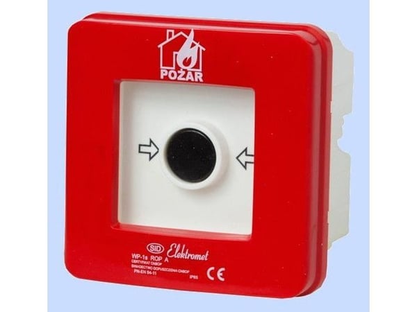 Elektromet håndbrannvarsler 2Z 2R 12A IP65 WPp-4s ROP A (921562)