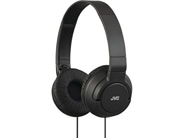 JVC HA-S180 - Hörlurar - på örat - kabelansluten - 3,5 mm kontakt - svart