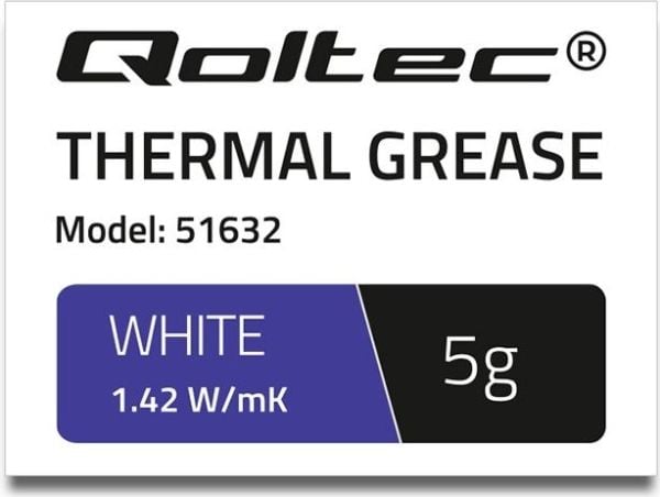 Qoltec 51632 - Termomasse - hvit