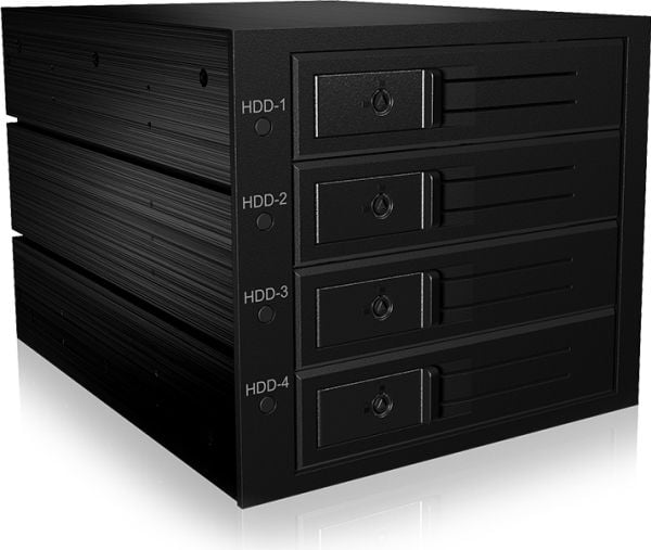 Kieszeń Icy Box Kieszeń Icy Box IB-564SSK Bakplan 4x 3,5 HDD med zatoce 3x 5,25 6Gb/s (56004)